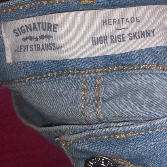 Levi Strauss Signature Heritage High Rise Skinny Size 20 Brand New With Tags - Picture 8 of 8